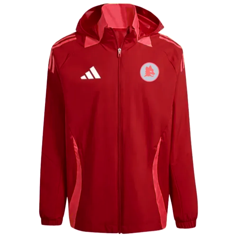 AS Roma soccer training rain jacket 2025 - Adidas