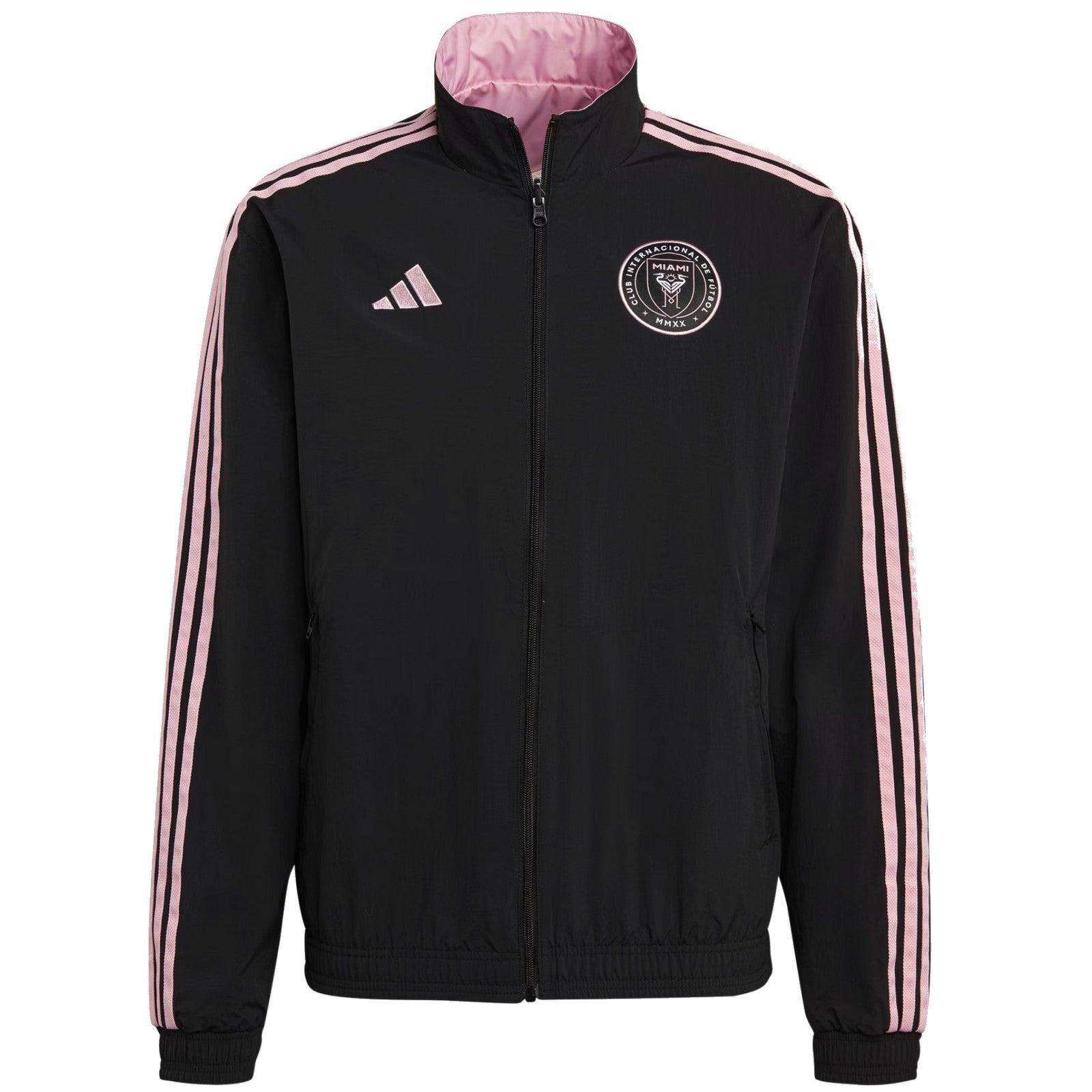 Inter Miami pre-match presentation Soccer jacket 2023 Adidas