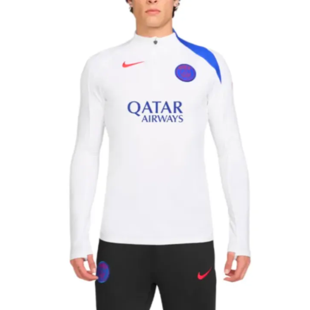 psg white tracksuit top