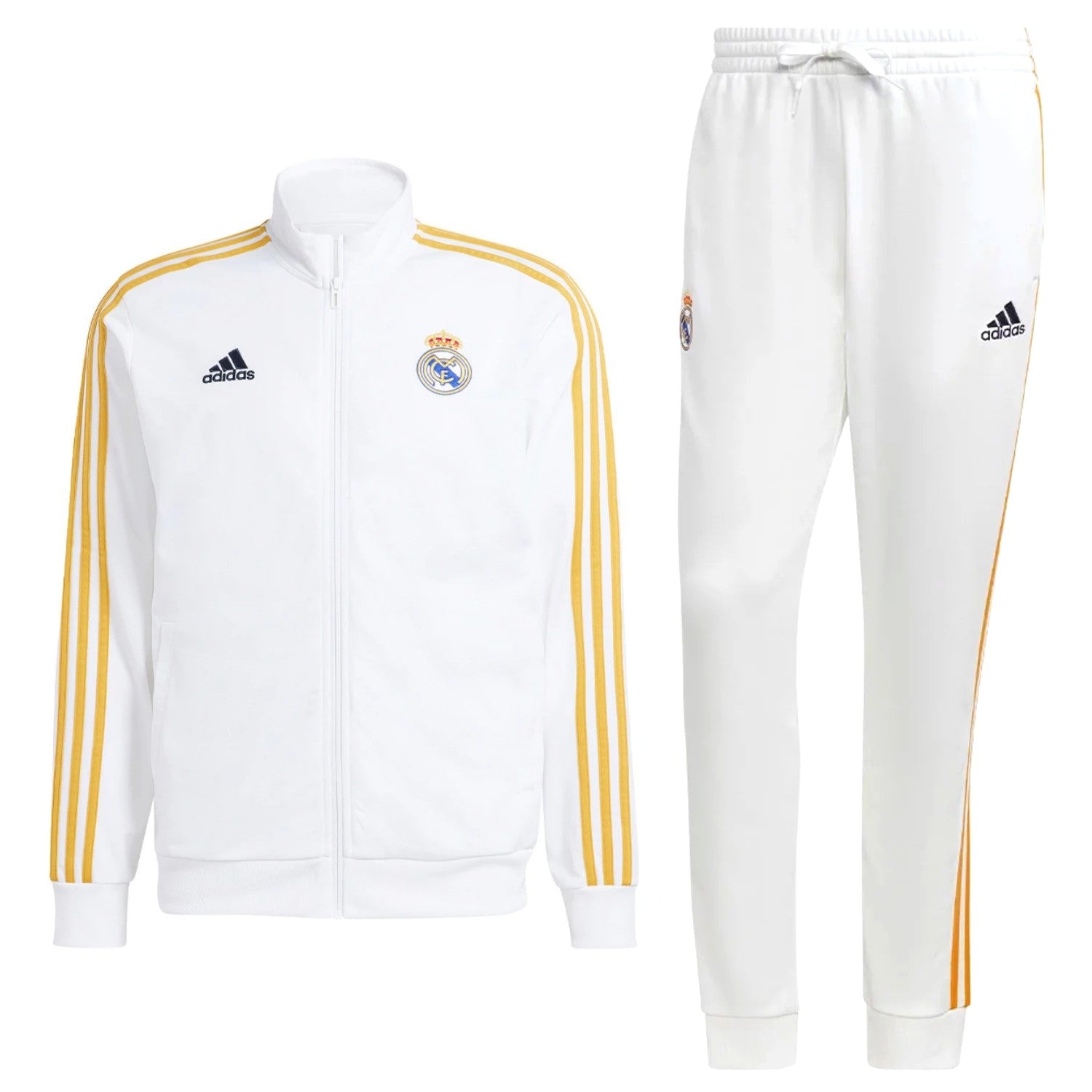 Real Madrid white Casual 3S presentation tracksuit 2023/24