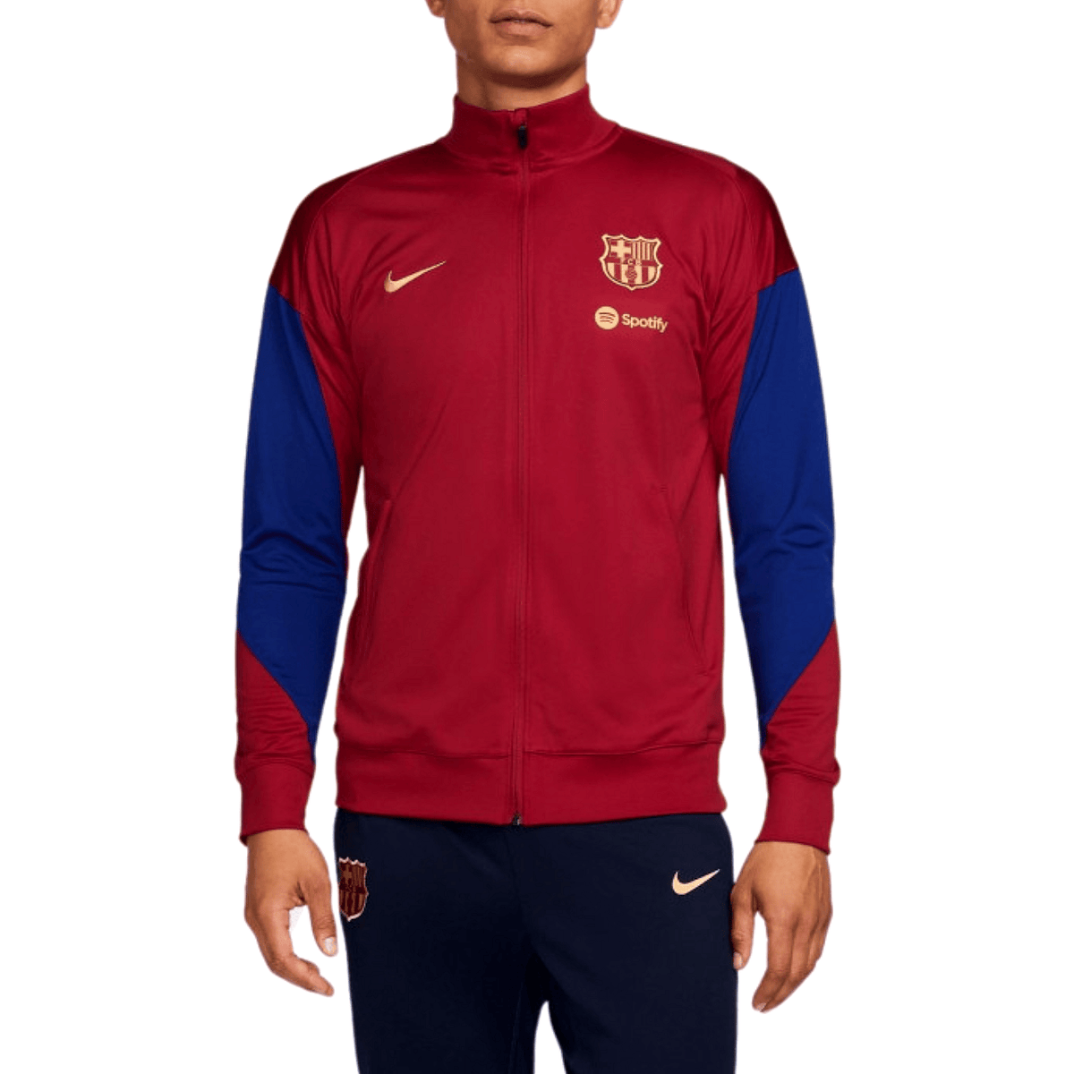 FCB FC Barcelona - Tuta ufficiale Barça Triangle - Adulto - Taglia S - 95% Poliestere 5% Elastan FCB FC Barcelona - Tuta ufficiale Barça Triangle - Adulto - Taglia S - 95% Poliestere 5% Elastan