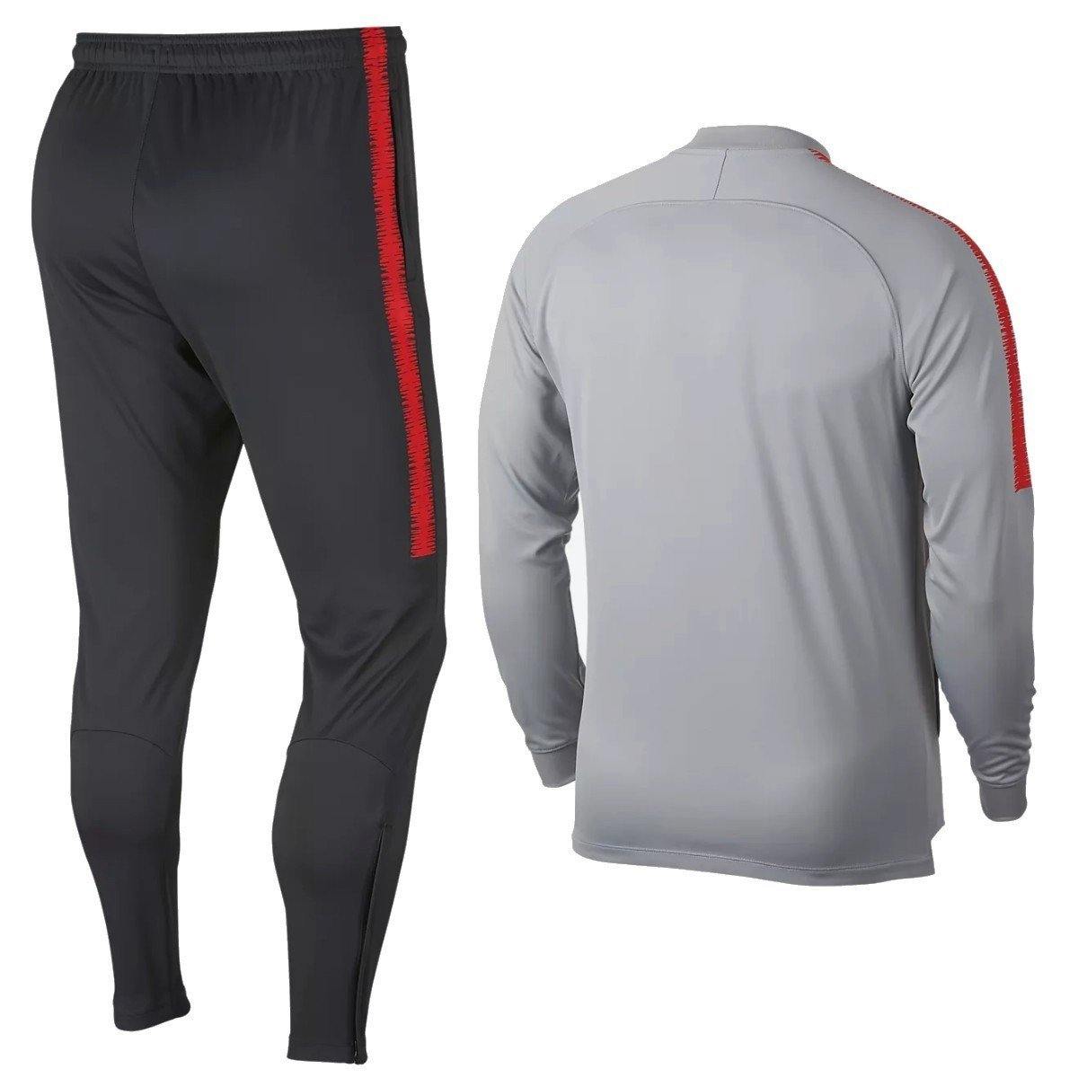 As Roma Grey Presentation Soccer Tracksuit 2018/19 Nike