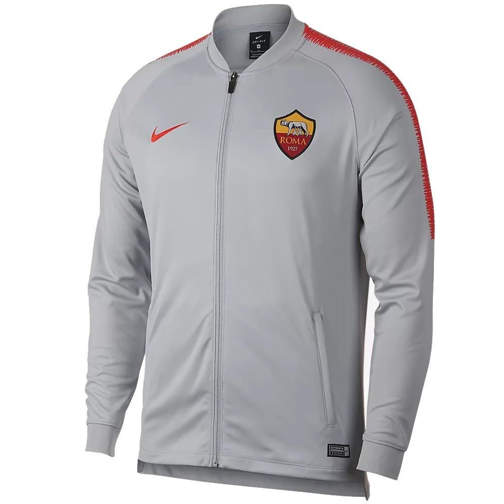 As Roma Grey Presentation Soccer Tracksuit 2018/19 Nike