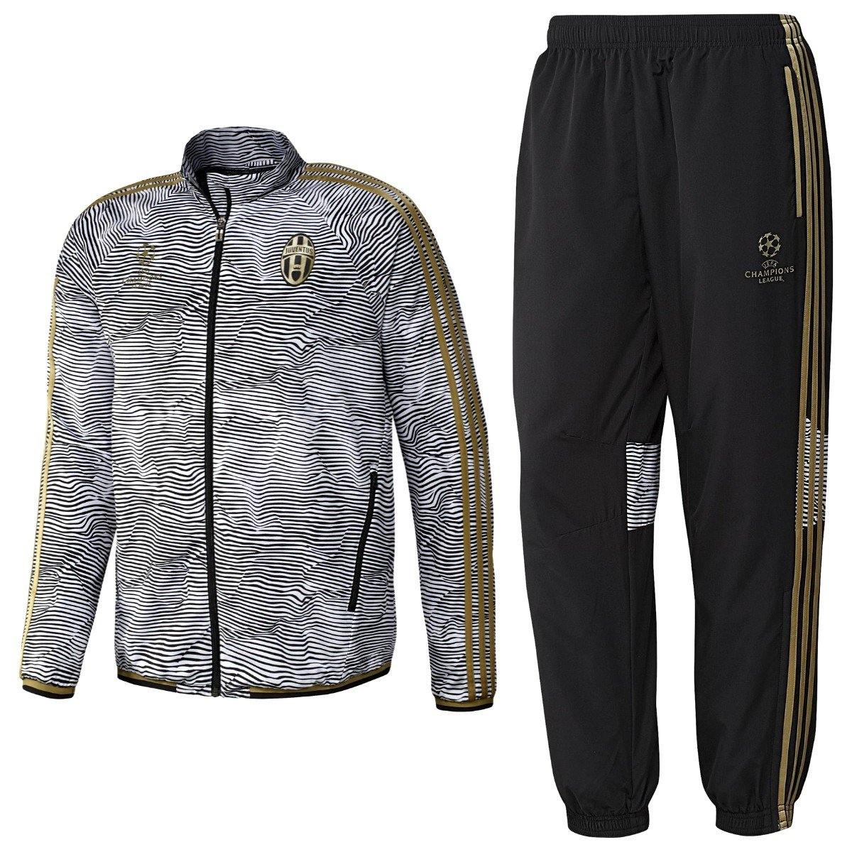 pop Verantwoordelijk persoon potlood Juventus Ucl Presentation Soccer Tracksuit 2015/16 - Adidas –  SoccerTracksuits.com