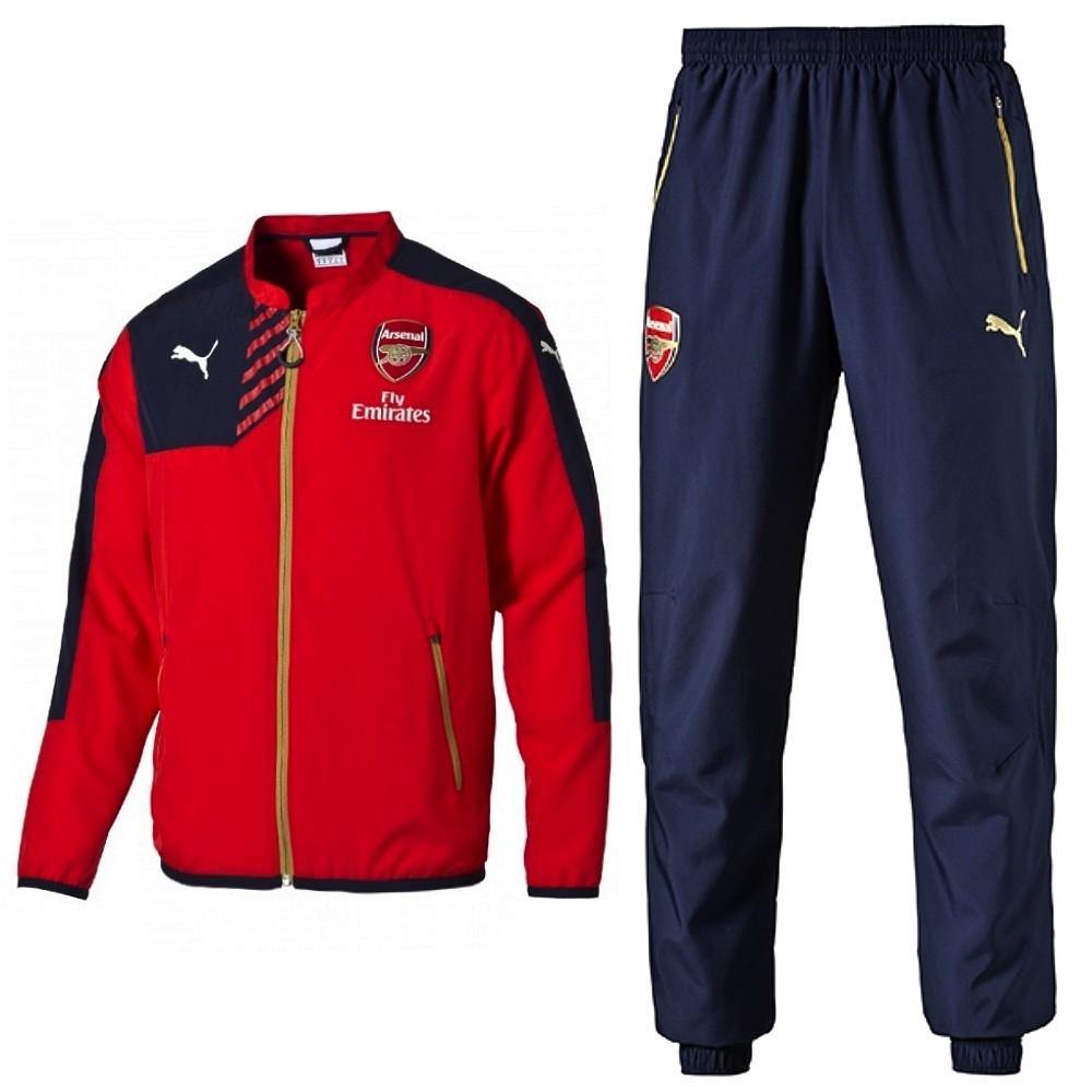 Arsenal Jacket Training Football Windbreaker Retro Tracksuit Puma Mens Size  S