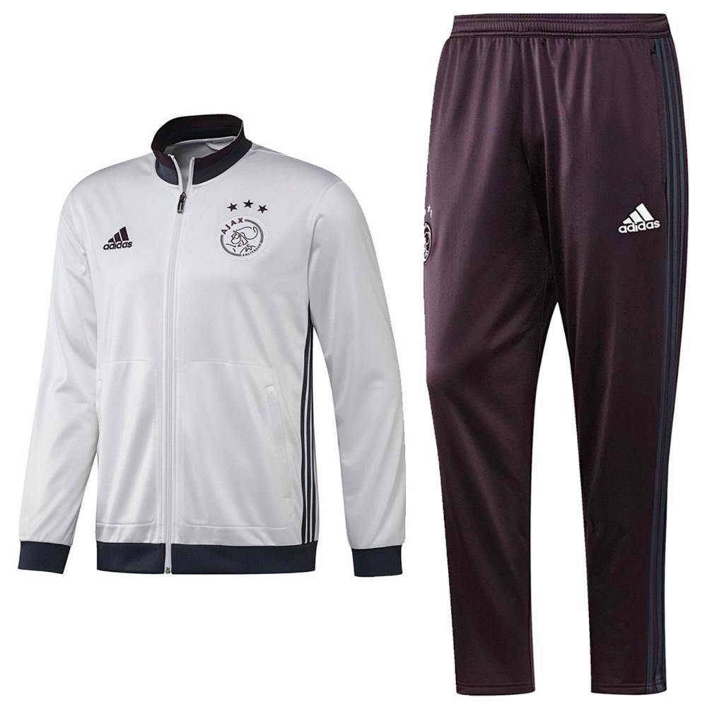 web Victor Staren Ajax Amsterdam Training Soccer Tracksuit 2016/17 White - Adidas –  SoccerTracksuits.com