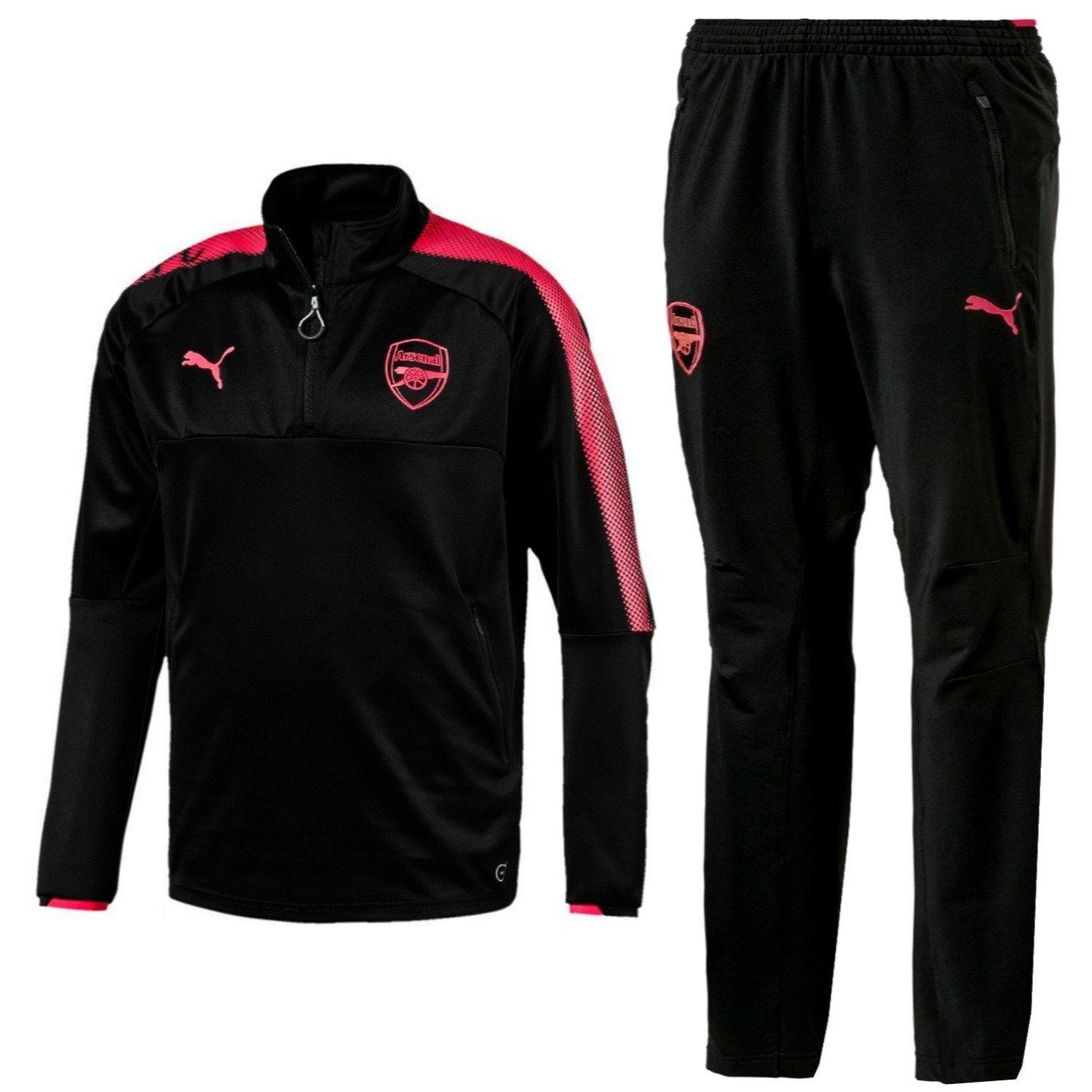 Arsenal Training Technical Soccer Tracksuit 2017/18 Black Puma