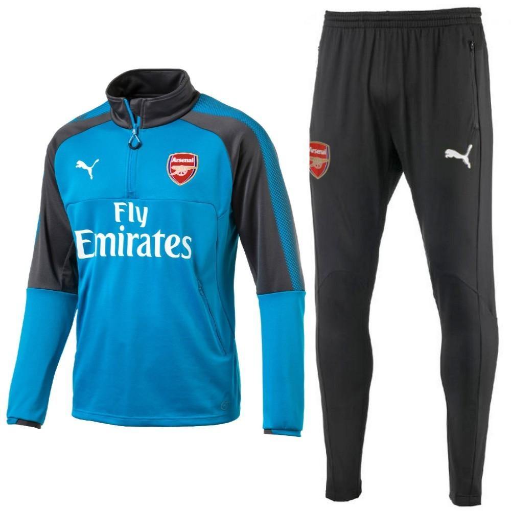 Arsenal FC blue Technical Training Soccer Tracksuit 2017/18 Puma