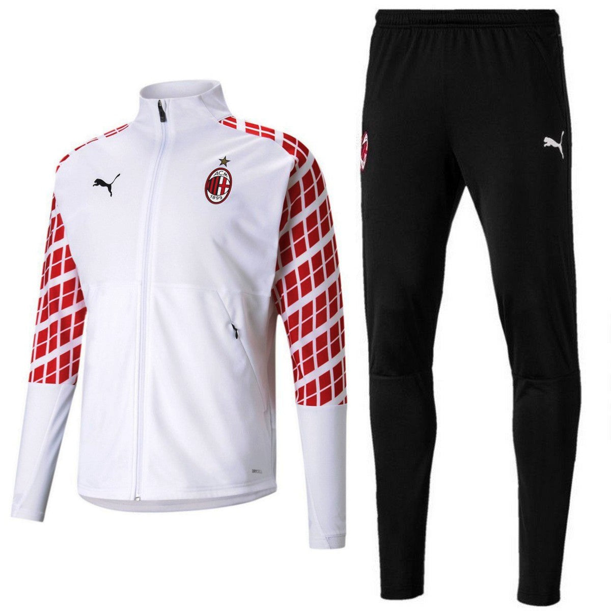 AC Milan white pre-match presentation tracksuit 2020/21 - Puma –