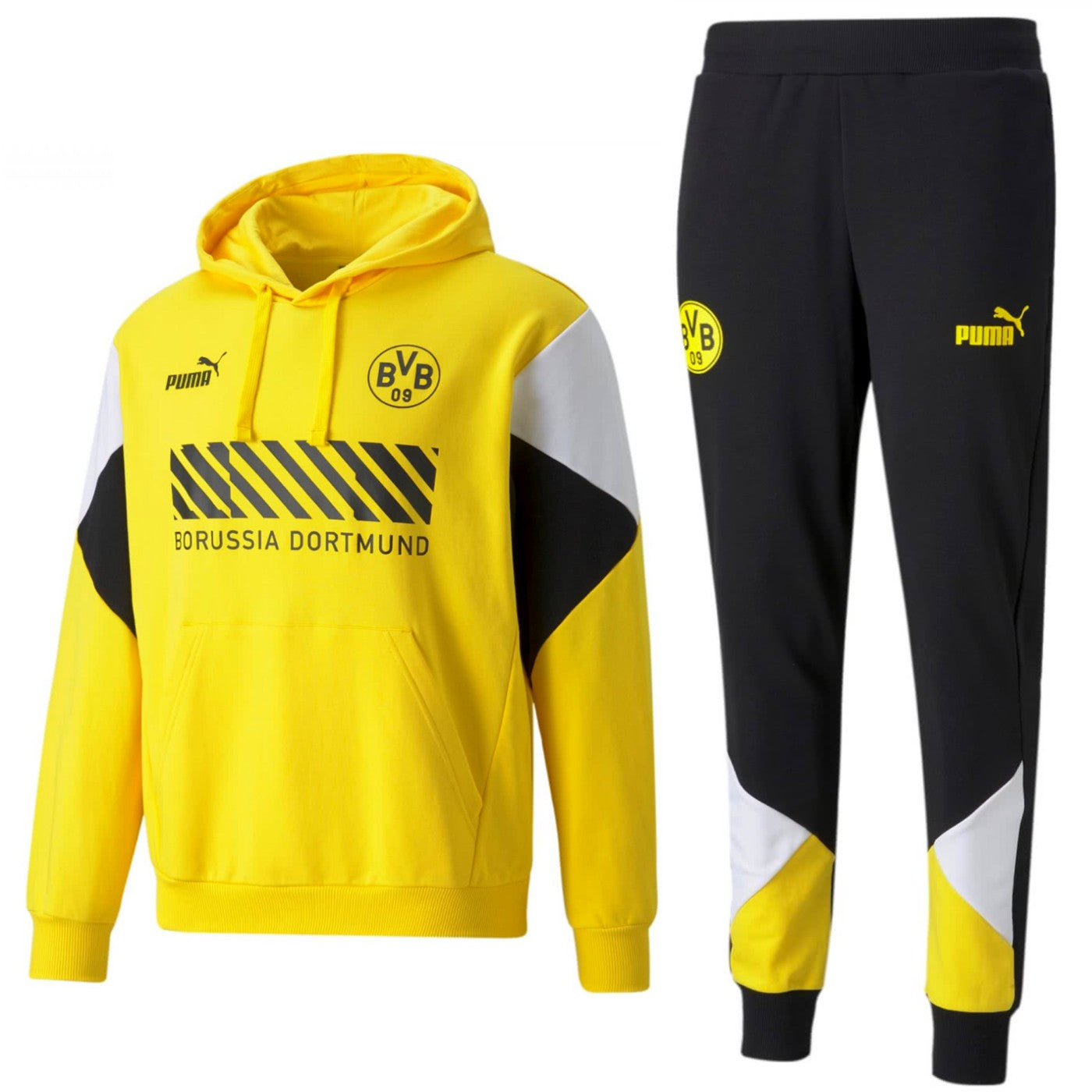 BVB Borussia Dortmund Casual Fans presentation tracksuit 2021/22