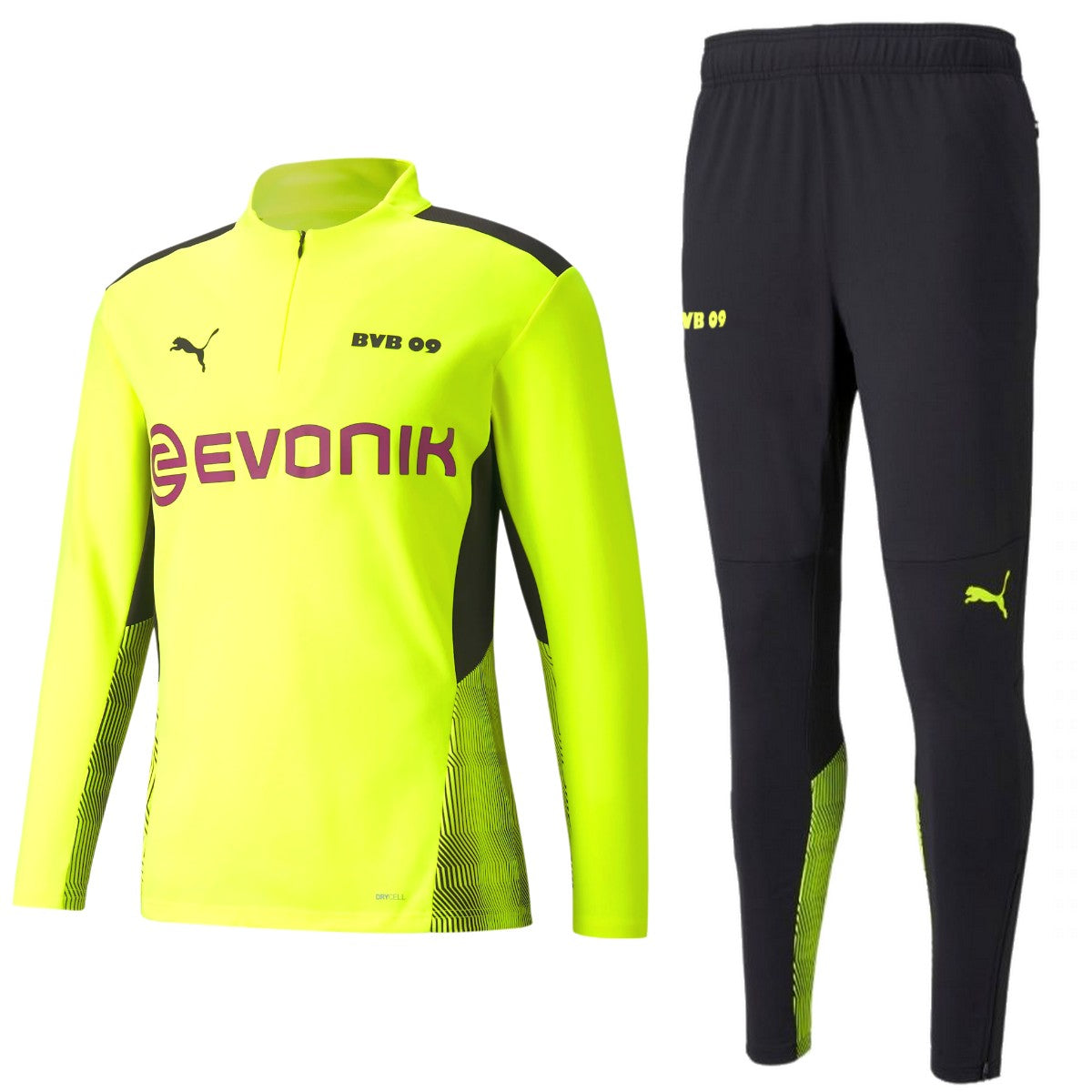 BVB Borussia Dortmund fluo training technical tracksuit 2021/22 Puma