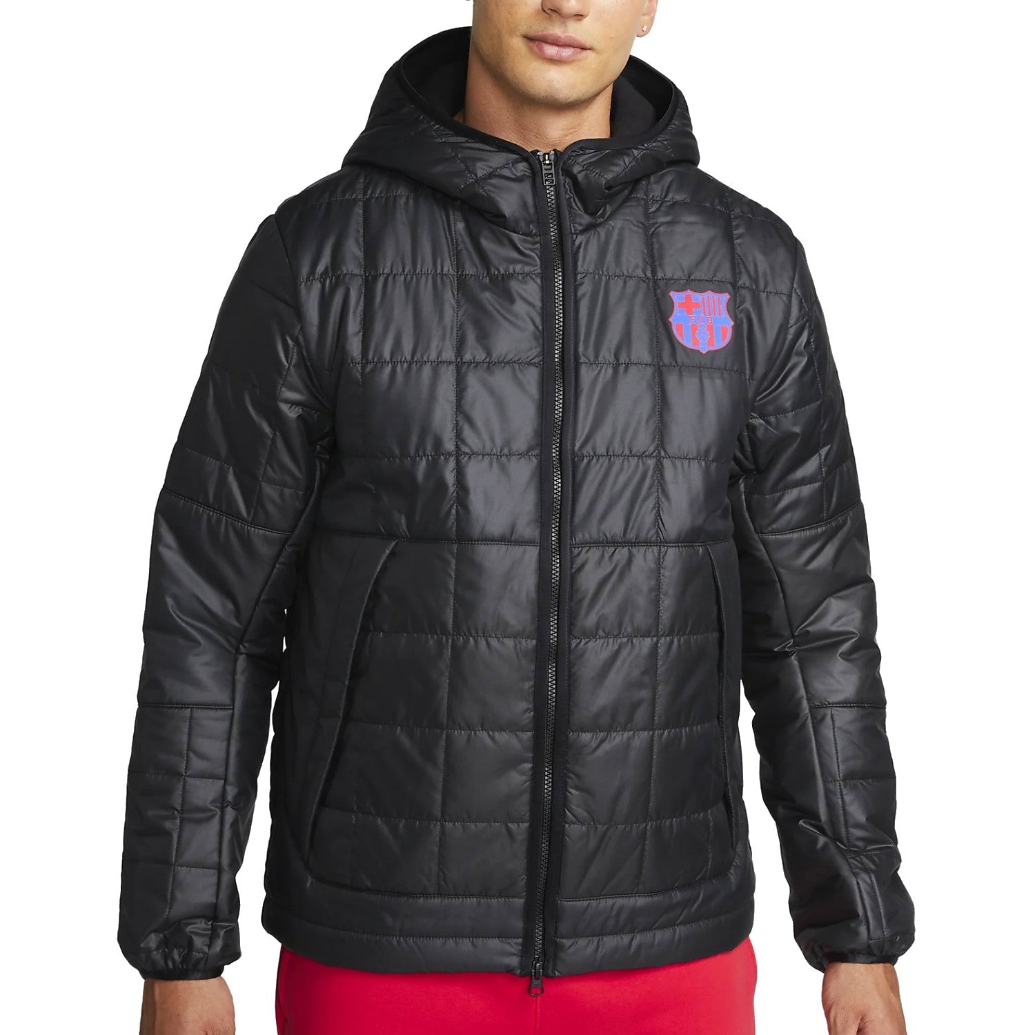Puffer Jacket Fc Barcelona Men's Jacket FC Barcelona Black