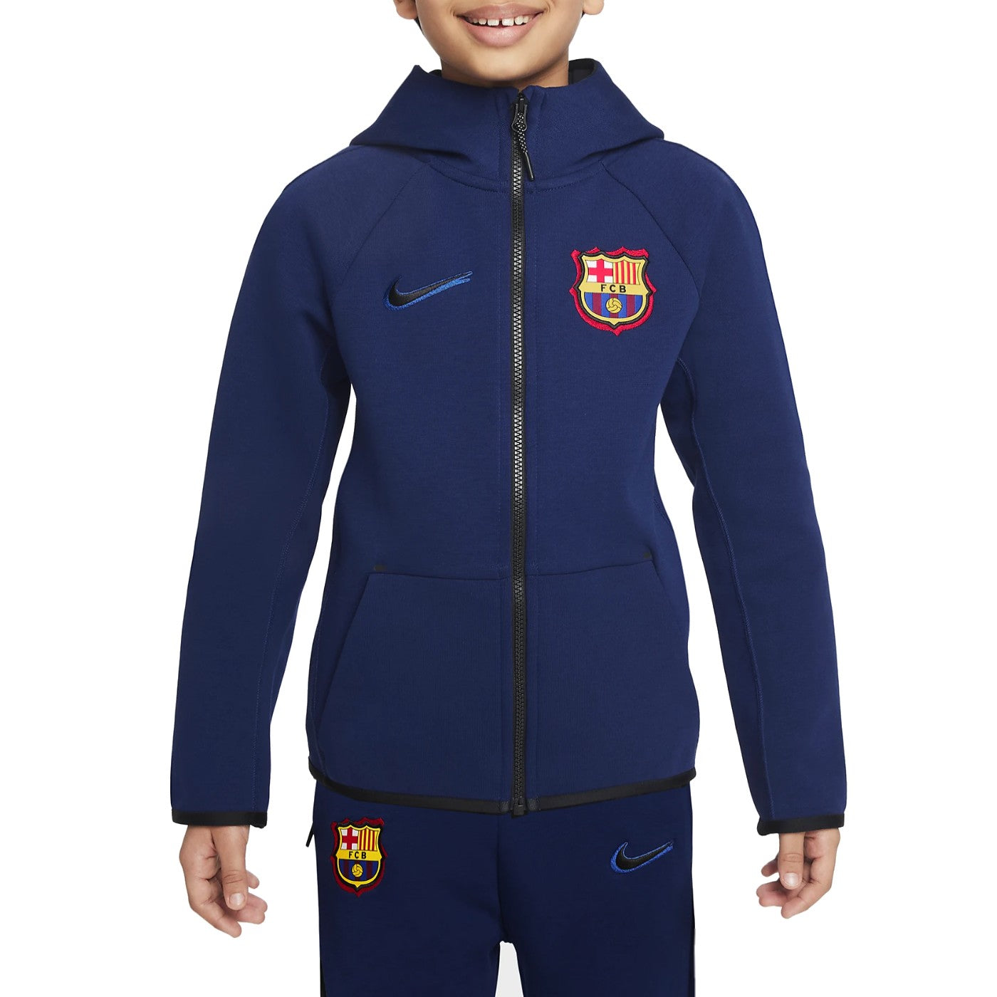 circulación Característica Adelante Kids - FC Barcelona navy Tech Fleece presentation tracksuit 2022 - Nike –  SoccerTracksuits.com