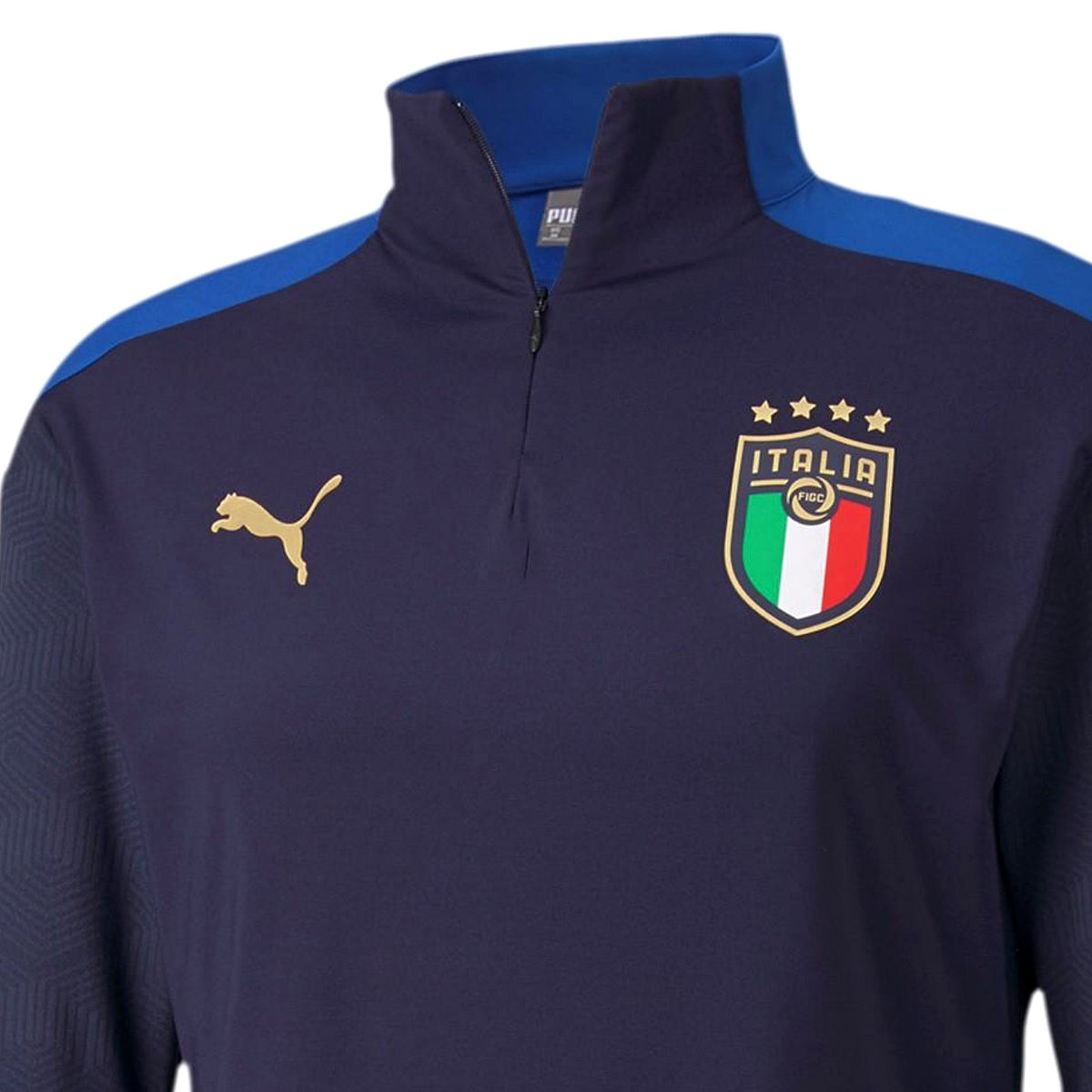 Italy soccer team technical training sweatshirt 2020/21 navy