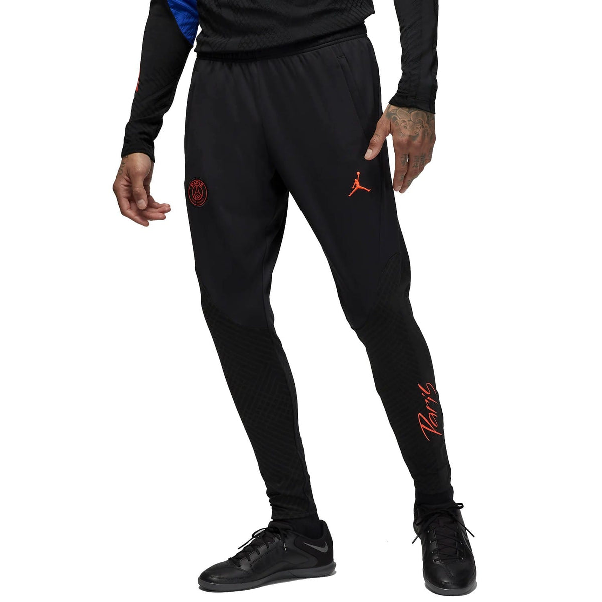 NIKE Jordan×PSG Suit Pants ナイロンスーツ パンツ Jordan PSG Black Training Pants 22/23 Technical | SoccerTracksuits.com