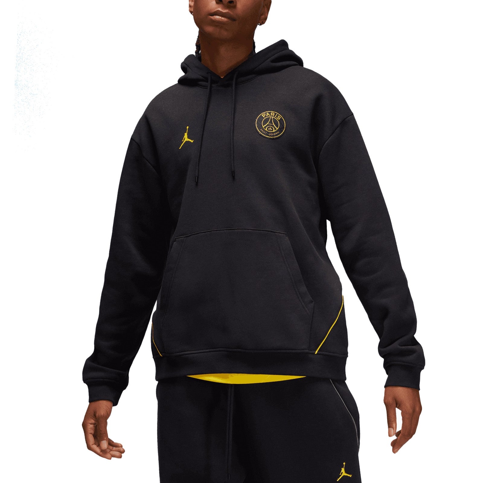 Calificación Suplemento Centrar Jordan x PSG Casual Fleece fanwear presentation tracksuit 2023 black -  Jordan – SoccerTracksuits.com