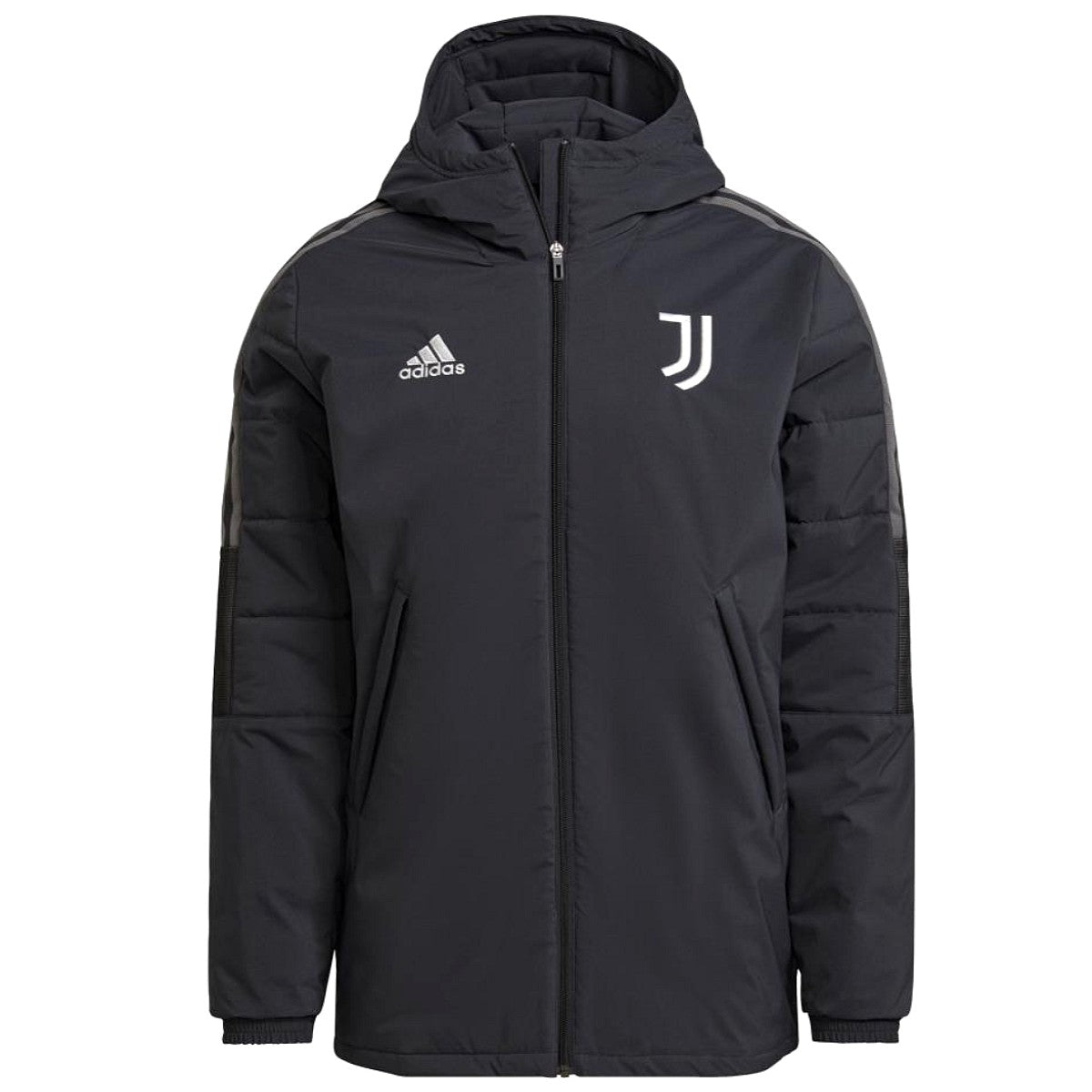 Juventus winter training bench soccer jacket 2021/22 Adidas