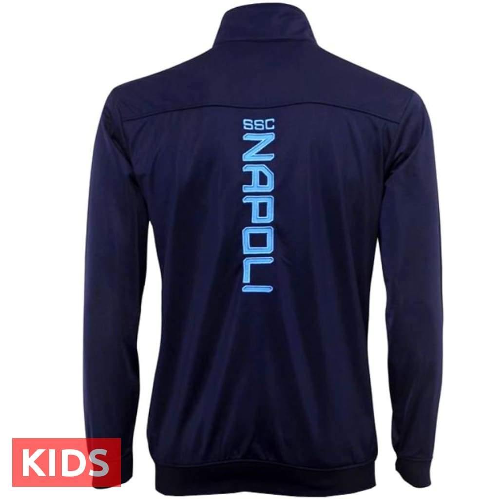 Kappa SSC Napoli ネイビー ジャージ Napoli Kids Soccer Tracksuit 2017/18 Navy Training Set by Kappa