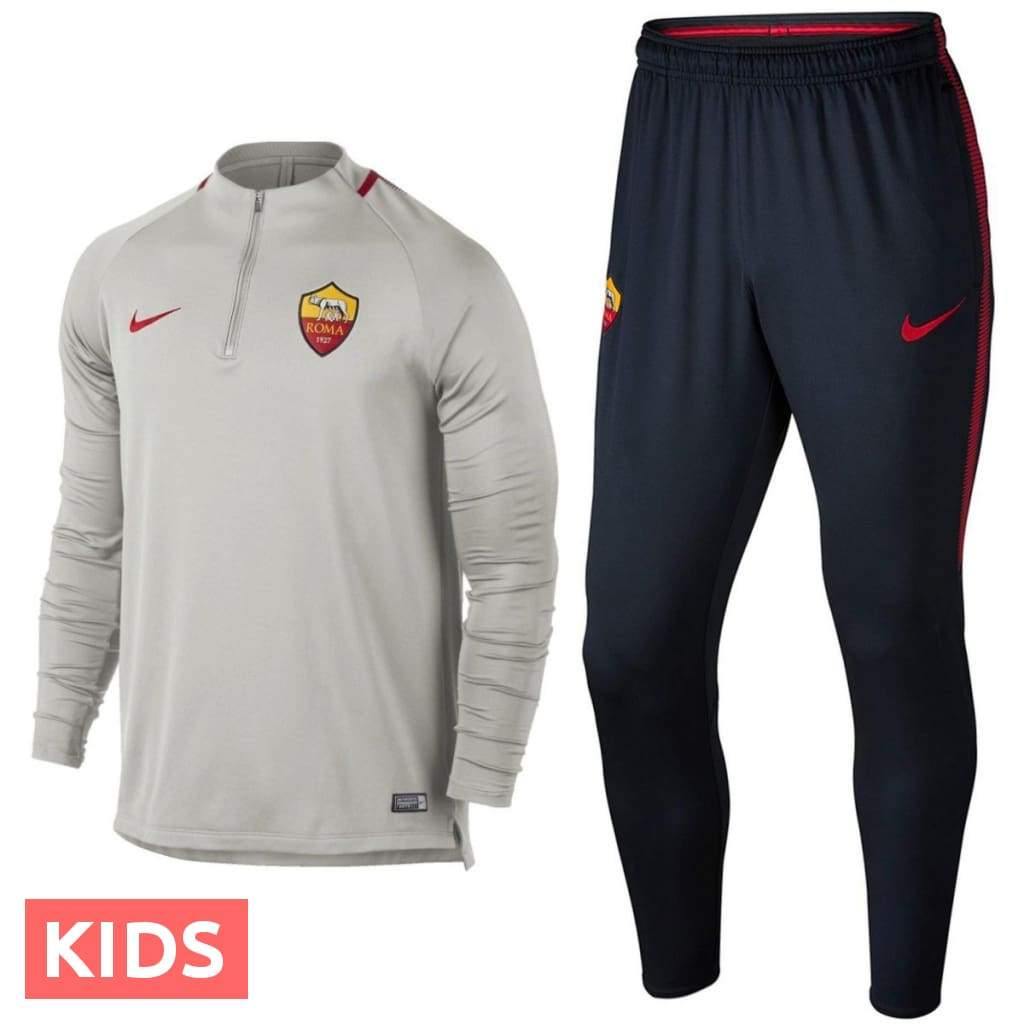 Kids - AS Roma Training Technical Soccer Tracksuit 2018 - Nike