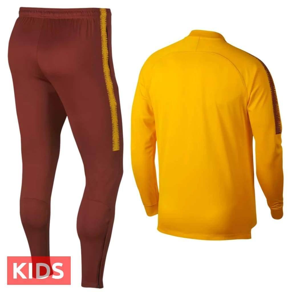 Kids AS Roma UCL presentation soccer tracksuit 2018/19 Nike