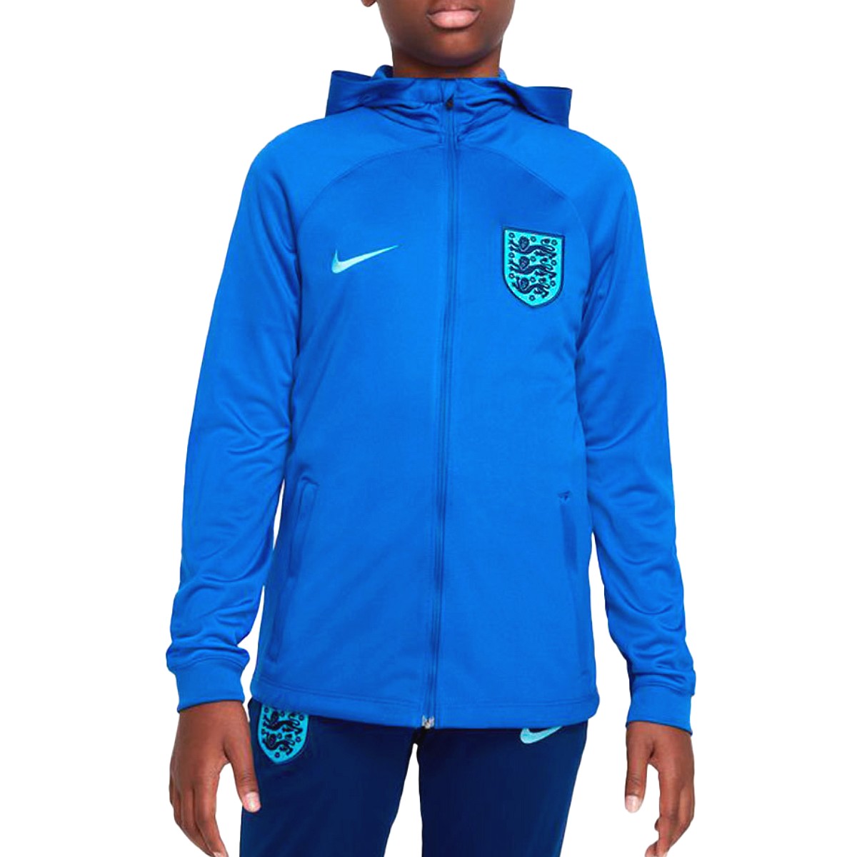 Kids England hooded training presentation tracksuit 2022/23 Nike
