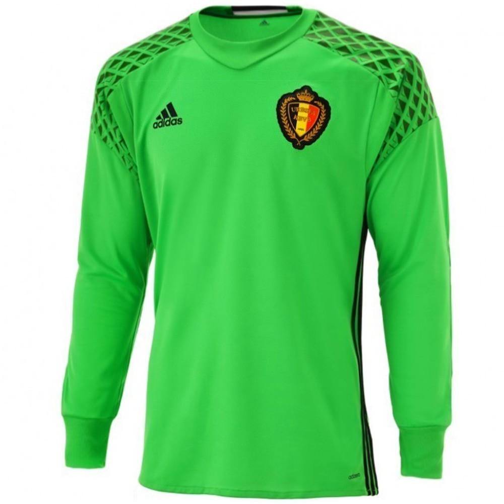 Belgium goalkeeper Home soccer jersey 2016/17 Adidas –