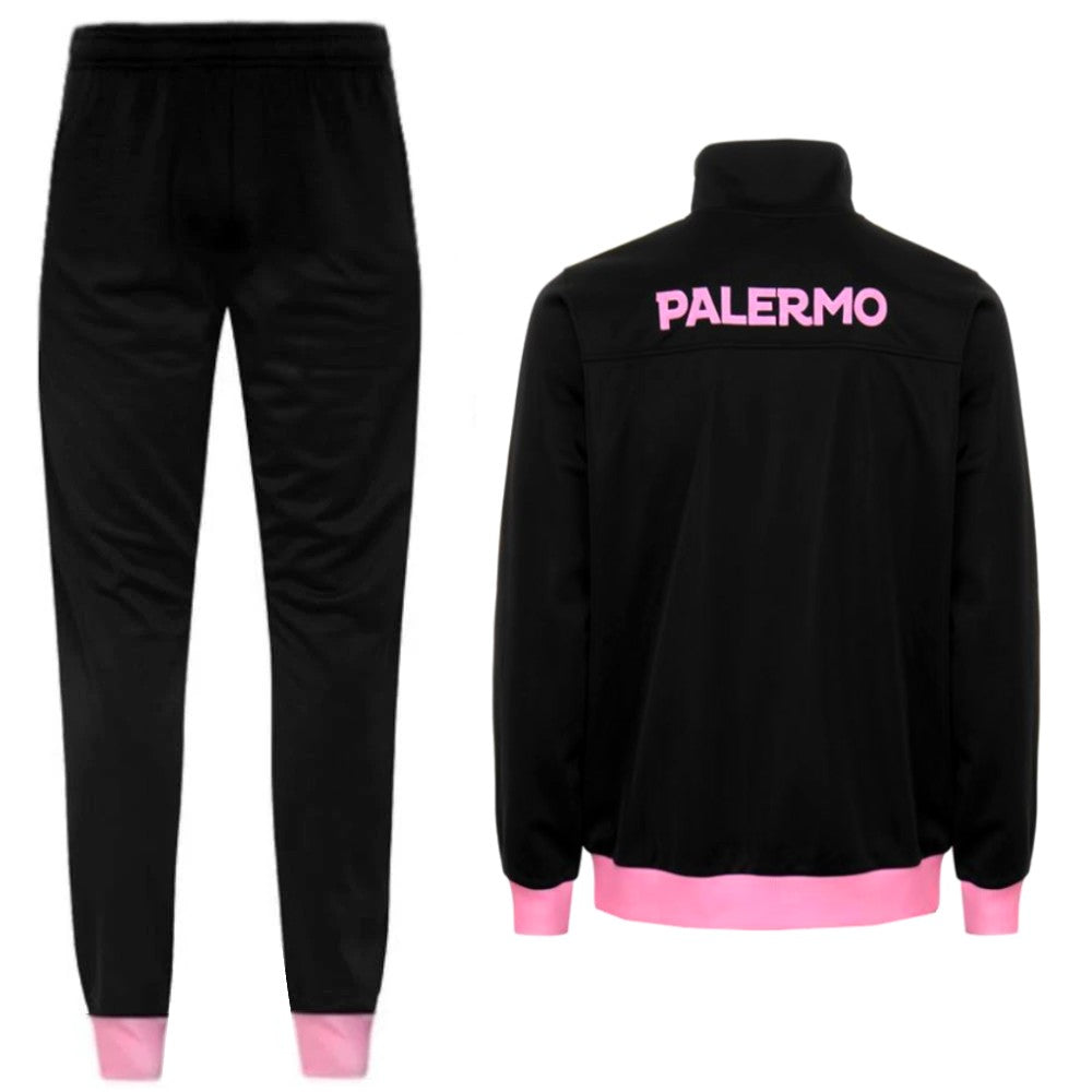 Palermo FC black presentation soccer tracksuit 2021 Kappa