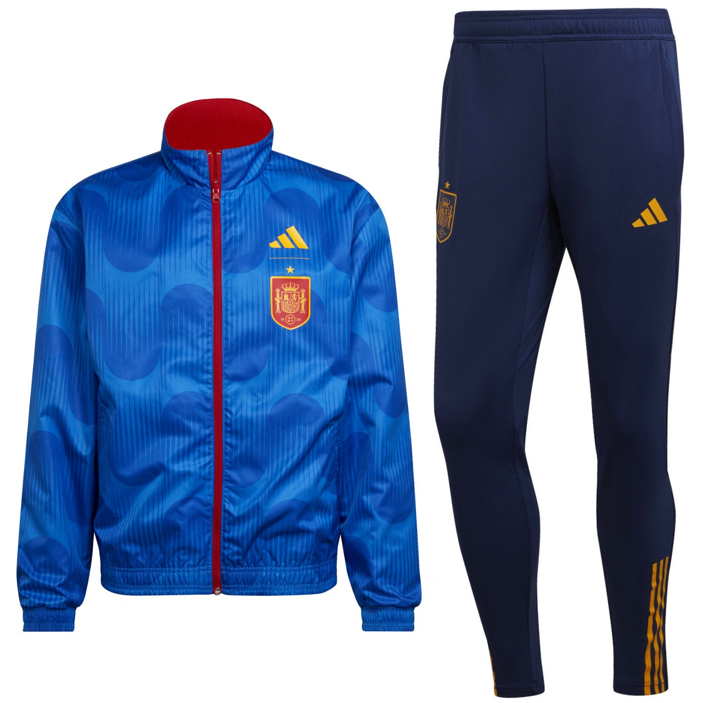 Spain pre-match presentation Soccer tracksuit 2022/23 Adidas