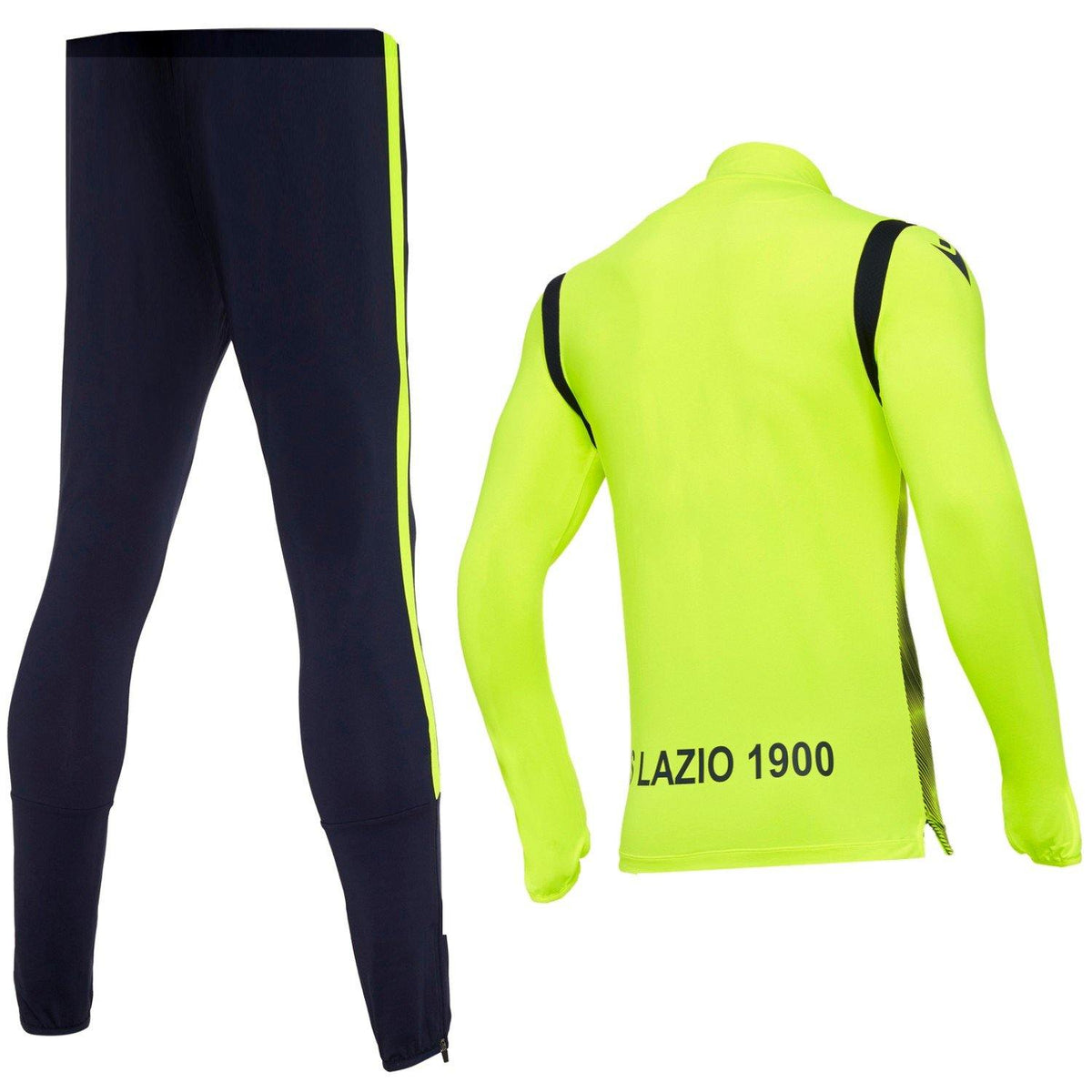 SS Lazio Yellow Training Tracksuit 2020/21 - Macron