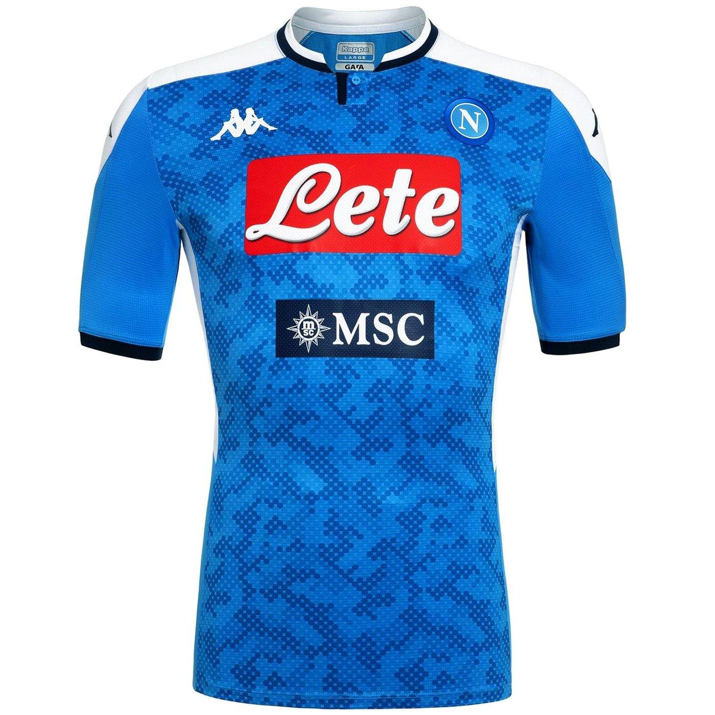 Demonstreer douche zoet SSC Napoli Home soccer jersey 2019/20 - Kappa – SoccerTracksuits.com