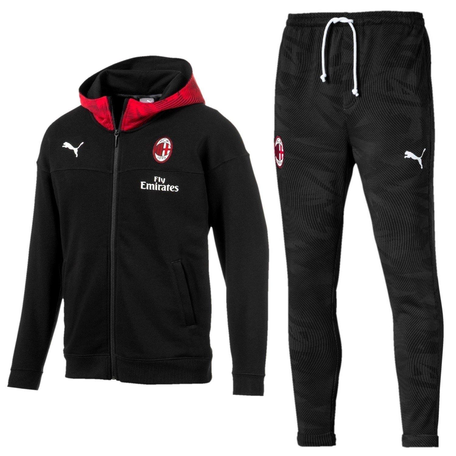Soccer Tuta Ac Milan Puma AC Milan Black Casual Presentation