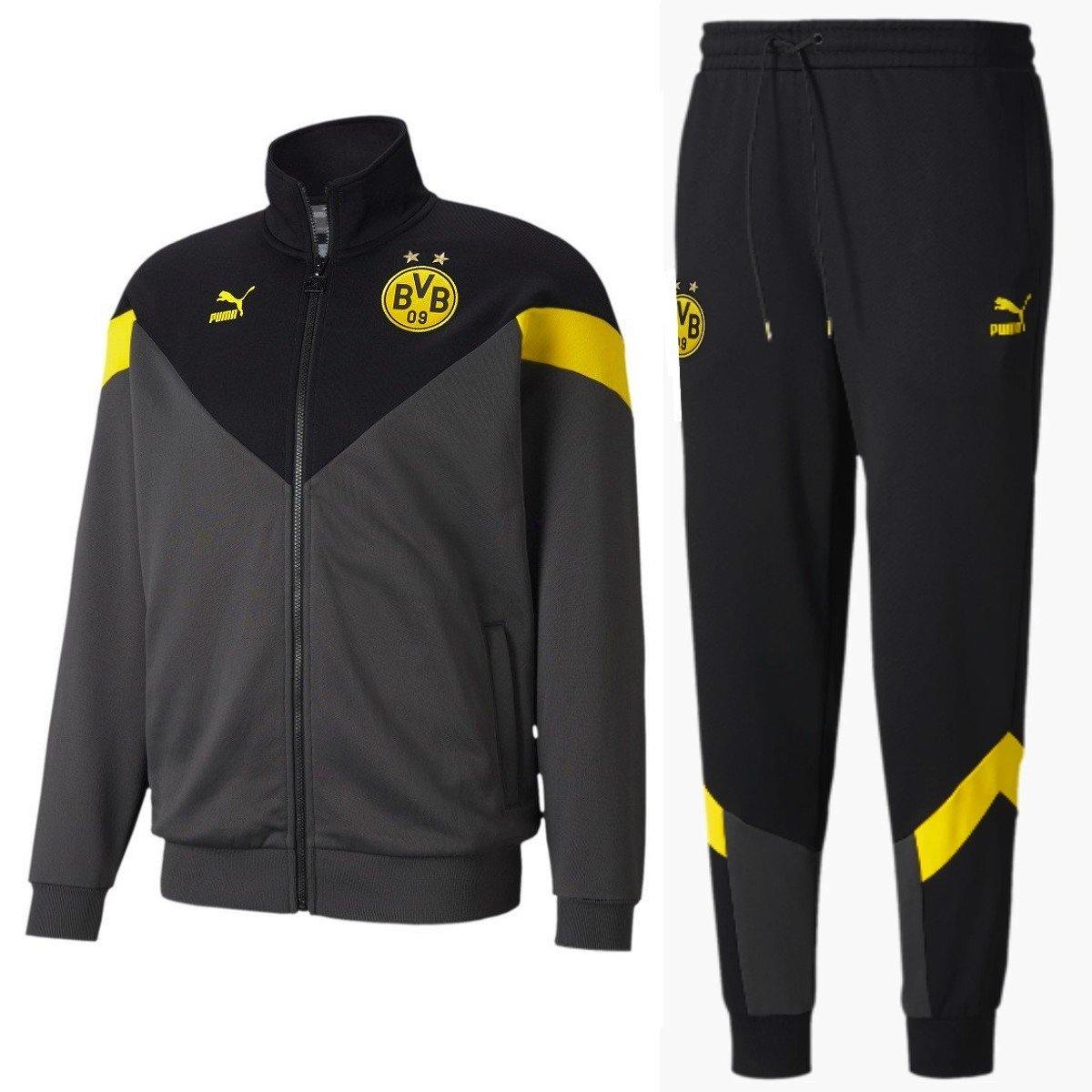 Borussia Dortmund Iconic Fans presentation Soccer tracksuit 2020 Puma