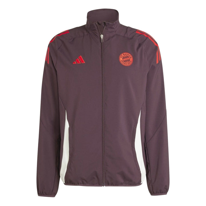Bayern Munich dark red presentation Soccer tracksuit 2024/25 - Adidas