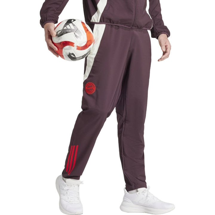 Bayern Munich dark red presentation Soccer tracksuit 2024/25 - Adidas
