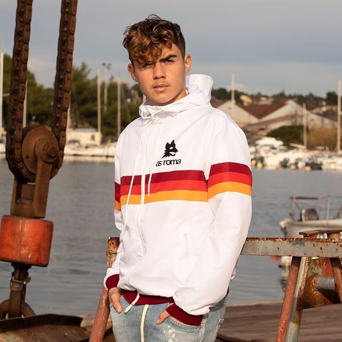 AS Roma Wind Jacket 1980's Collection Retro Style - Copa