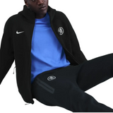 Nike Chelsea tech fleece tracksuit 2025 26 featuring a black zip jacket and matching pants