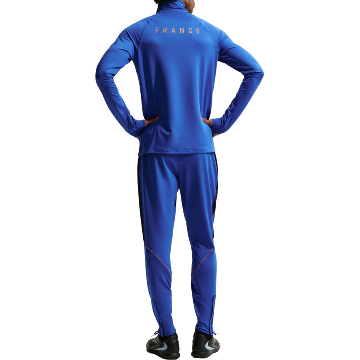 France training technical soccer tracksuit 2026 in blue with official branding by Nike for adults