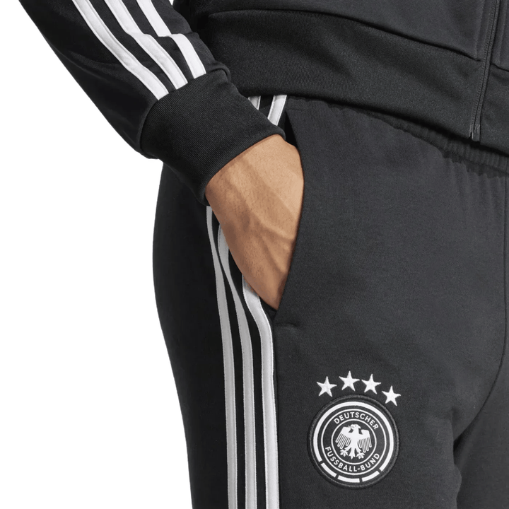 Germany Casual 3S hooded presentation tracksuit 2024/25 - Adidas