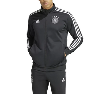 Germany Casual 3S black presentation tracksuit 2024/25 - Adidas