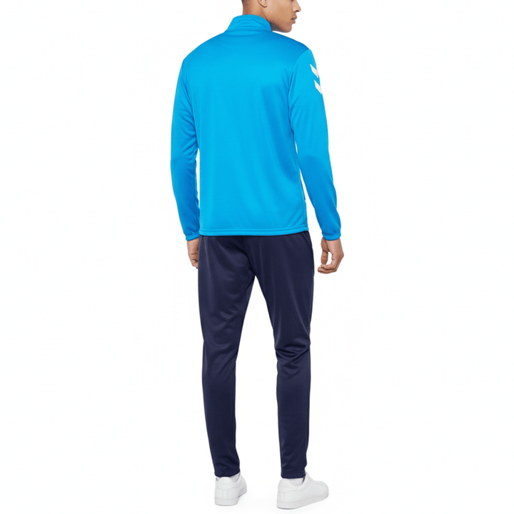 Logo Series Tracksuit Pro-Inspired Interlock Training Set - Light Blue - Hummel