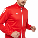 Logo Series Tracksuit Pro-Inspired Interlock Training Set - Red - Hummel