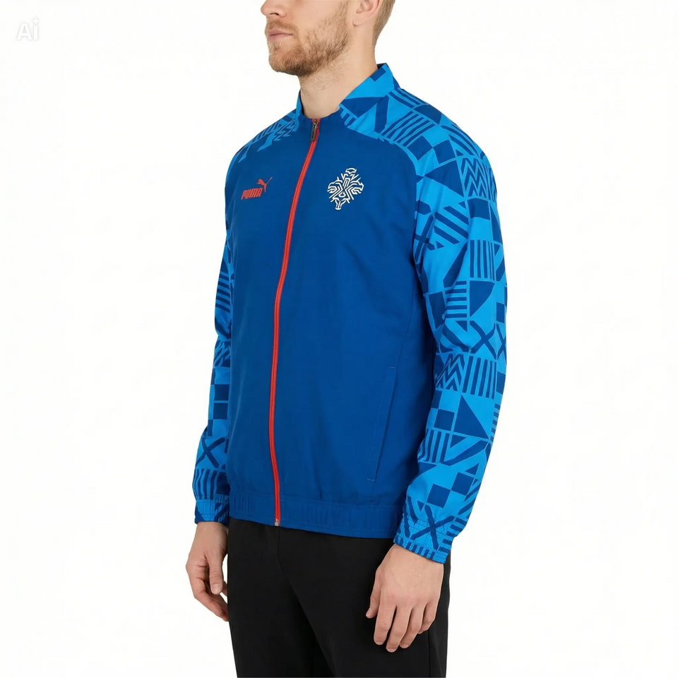Iceland national team pre-match presentation Soccer jacket 2022 - Puma