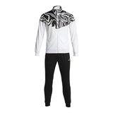 Lion II Elite training Tracksuit European Style Slim-Fit - White/Black - Joma