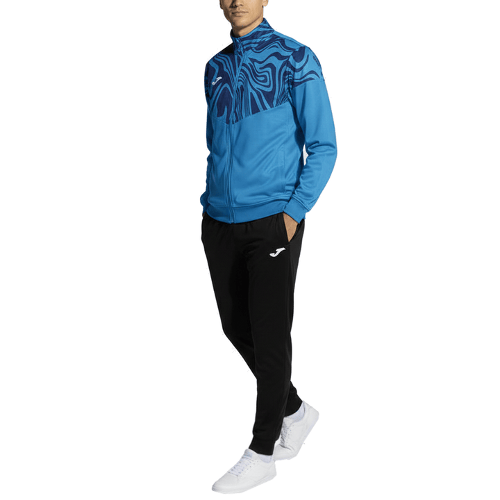 Lion II Elite training Tracksuit European Style Slim-Fit - blue/black - Joma