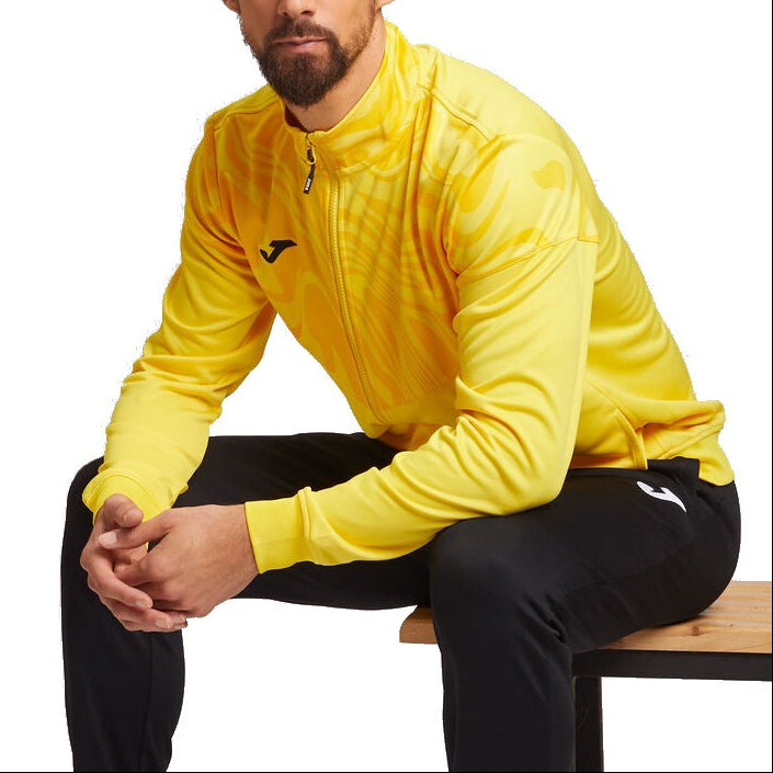 Lion II Elite training Tracksuit European Style Slim-Fit - yellow/black - Joma