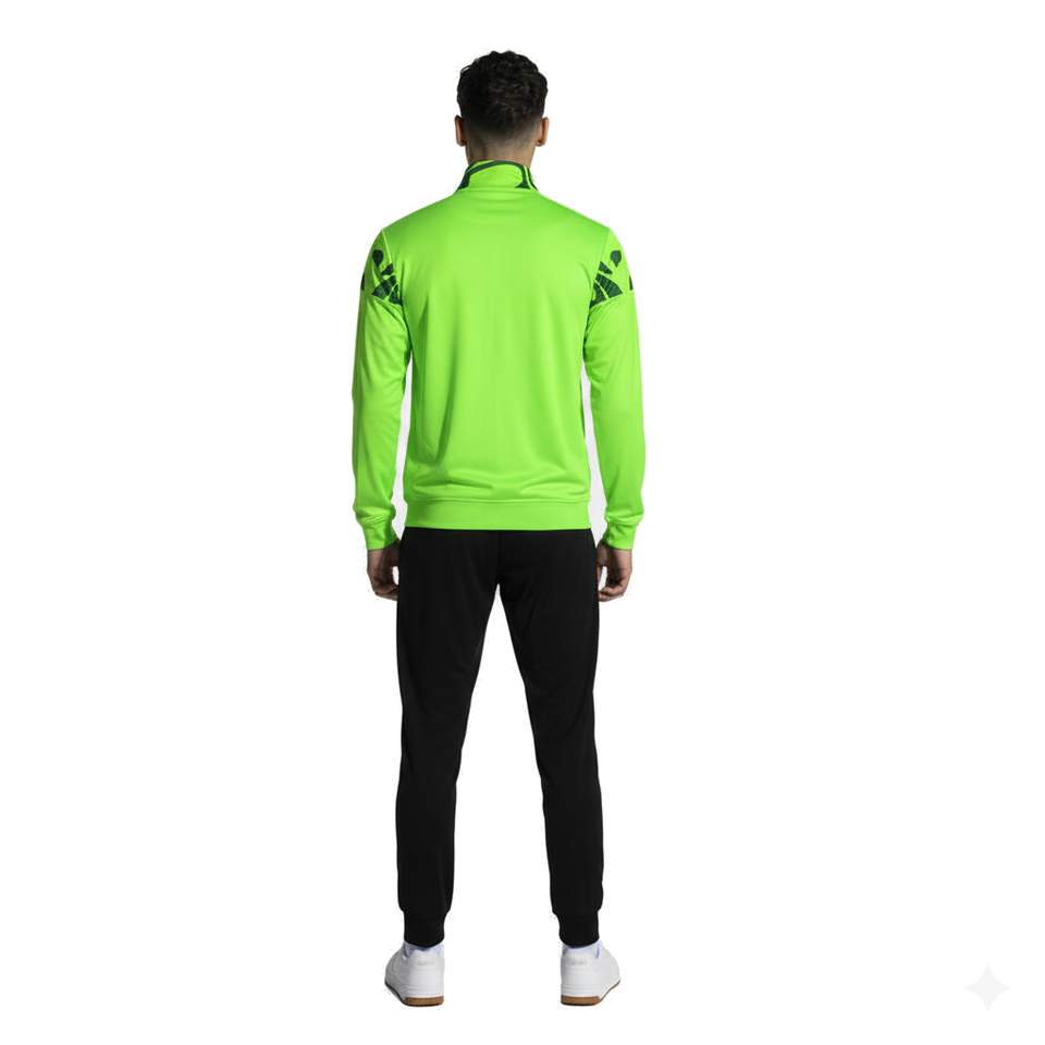 Lion II Elite training Tracksuit European Style Slim-Fit - light green/black - Joma