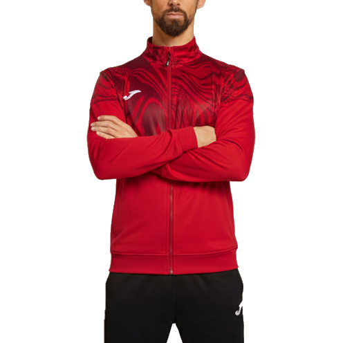 Lion II Elite training Tracksuit European Style Slim-Fit - red/black - Joma