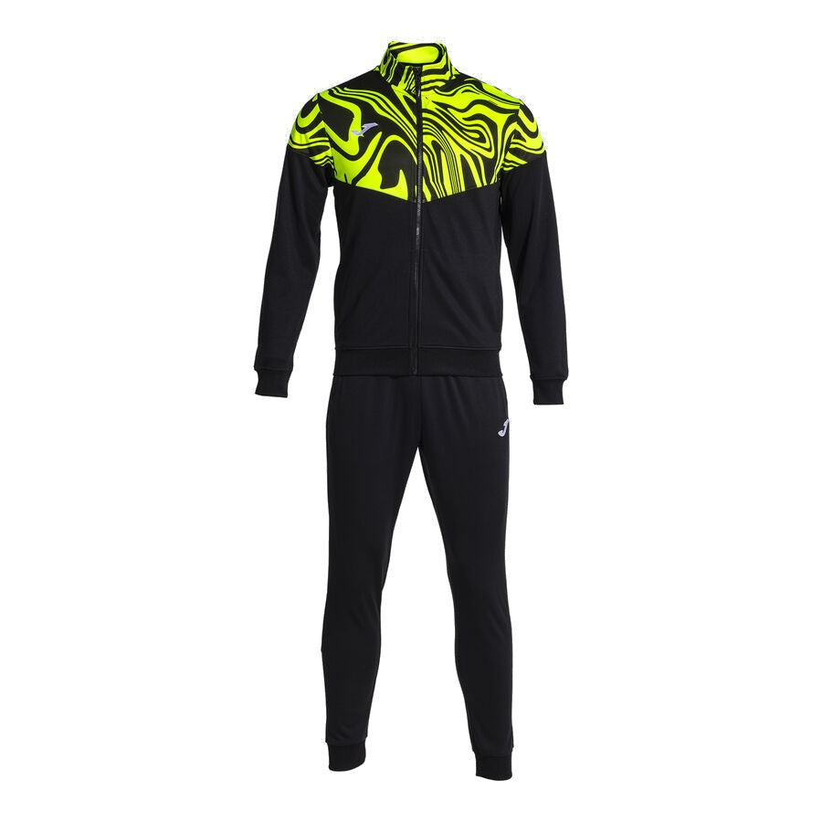 Lion II Elite training Tracksuit European Style Slim-Fit - black/fluo - Joma