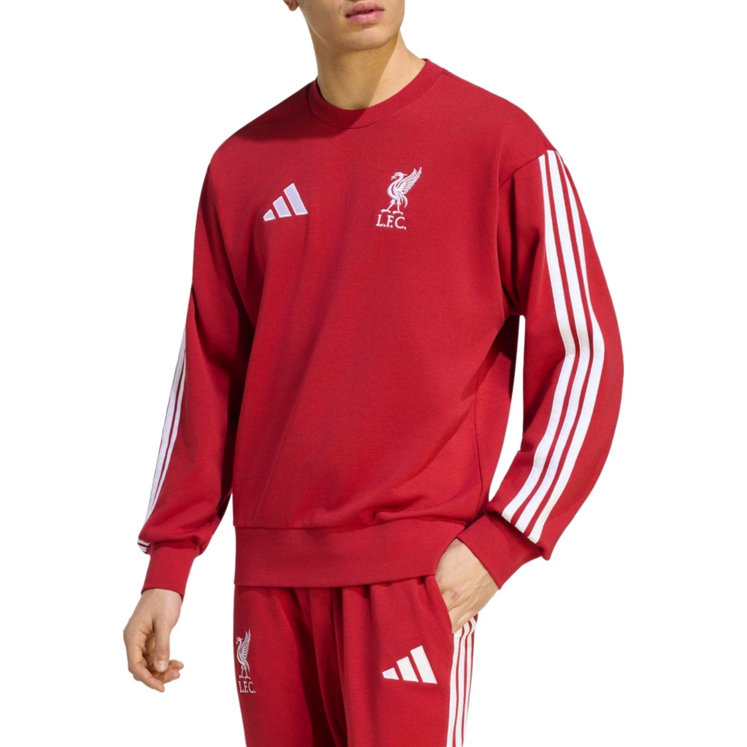 AS Roma red Training Rain Jacket 2024/25 Adidas | SoccerTracksuits.com