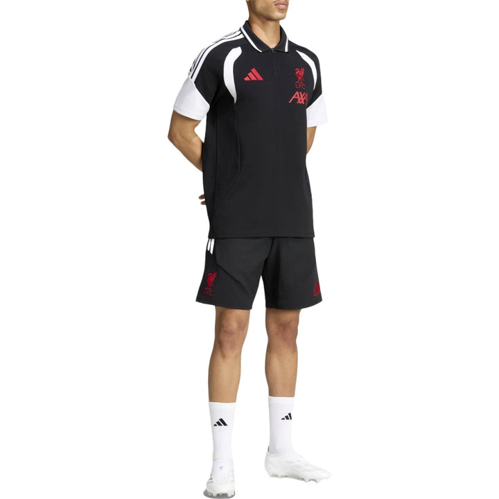 Liverpool FC black casual presentation Soccer set 2026/27 - Adidas